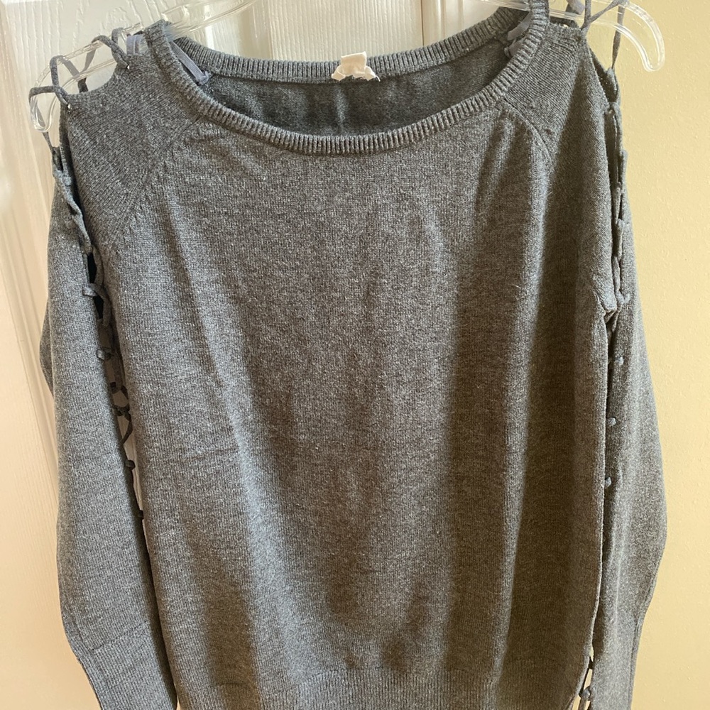 garage grey sweater